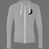 Sofspun® Full-Zip Hooded Long Sleeve T-Shirt Thumbnail