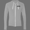 Sofspun® Full-Zip Hooded Long Sleeve T-Shirt Thumbnail