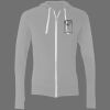 Sofspun® Full-Zip Hooded Long Sleeve T-Shirt Thumbnail