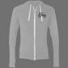 Sofspun® Full-Zip Hooded Long Sleeve T-Shirt Thumbnail