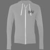 Sofspun® Full-Zip Hooded Long Sleeve T-Shirt Thumbnail