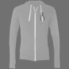 Sofspun® Full-Zip Hooded Long Sleeve T-Shirt Thumbnail