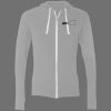 Sofspun® Full-Zip Hooded Long Sleeve T-Shirt Thumbnail