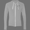 Sofspun® Full-Zip Hooded Long Sleeve T-Shirt Thumbnail