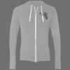 Sofspun® Full-Zip Hooded Long Sleeve T-Shirt Thumbnail