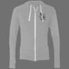 Sofspun® Full-Zip Hooded Long Sleeve T-Shirt Thumbnail