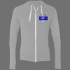 Sofspun® Full-Zip Hooded Long Sleeve T-Shirt Thumbnail