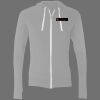 Sofspun® Full-Zip Hooded Long Sleeve T-Shirt Thumbnail