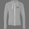 Sofspun® Full-Zip Hooded Long Sleeve T-Shirt Thumbnail