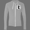 Sofspun® Full-Zip Hooded Long Sleeve T-Shirt Thumbnail