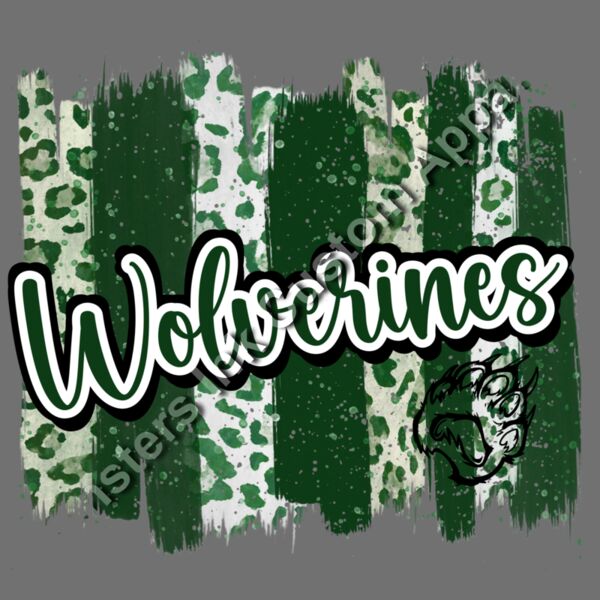 Wolverines with different background Thumbnail