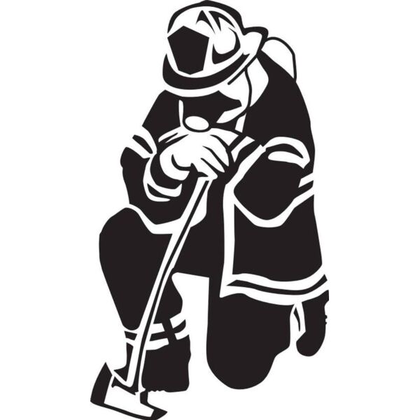 Fire Fighter Kneeling Thumbnail