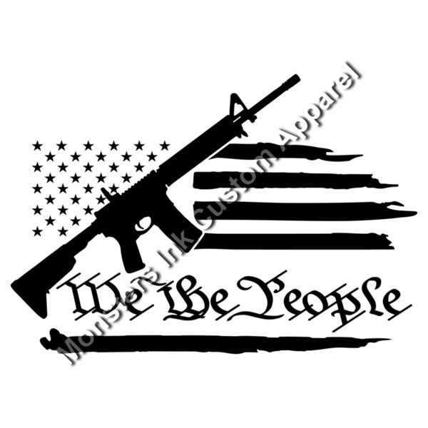 We the people distressed flag Thumbnail