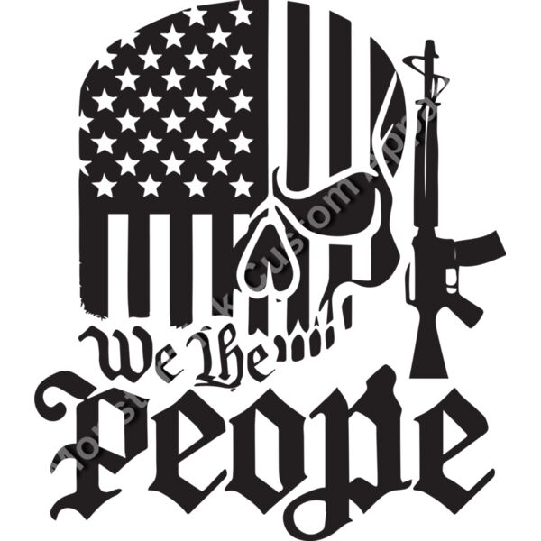 We the people with skull Thumbnail
