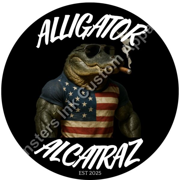 Alligator Alcatraz Gator With Cigar Thumbnail