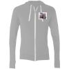 Sofspun® Full-Zip Hooded Long Sleeve T-Shirt Thumbnail