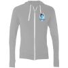 Sofspun® Full-Zip Hooded Long Sleeve T-Shirt Thumbnail