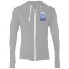 Sofspun® Full-Zip Hooded Long Sleeve T-Shirt Thumbnail