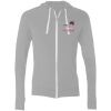 Sofspun® Full-Zip Hooded Long Sleeve T-Shirt Thumbnail
