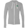 Sofspun® Full-Zip Hooded Long Sleeve T-Shirt Thumbnail