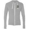 Sofspun® Full-Zip Hooded Long Sleeve T-Shirt Thumbnail