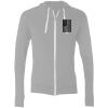Sofspun® Full-Zip Hooded Long Sleeve T-Shirt Thumbnail