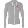 Sofspun® Full-Zip Hooded Long Sleeve T-Shirt Thumbnail
