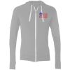 Sofspun® Full-Zip Hooded Long Sleeve T-Shirt Thumbnail