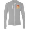 Sofspun® Full-Zip Hooded Long Sleeve T-Shirt Thumbnail