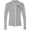 Sofspun® Full-Zip Hooded Long Sleeve T-Shirt Thumbnail