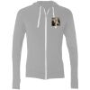 Sofspun® Full-Zip Hooded Long Sleeve T-Shirt Thumbnail