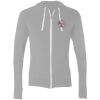 Sofspun® Full-Zip Hooded Long Sleeve T-Shirt Thumbnail