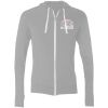 Sofspun® Full-Zip Hooded Long Sleeve T-Shirt Thumbnail