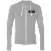 Sofspun® Full-Zip Hooded Long Sleeve T-Shirt Thumbnail
