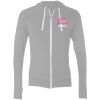 Sofspun® Full-Zip Hooded Long Sleeve T-Shirt Thumbnail