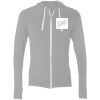 Sofspun® Full-Zip Hooded Long Sleeve T-Shirt Thumbnail