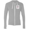 Sofspun® Full-Zip Hooded Long Sleeve T-Shirt Thumbnail