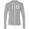 Sofspun® Full-Zip Hooded Long Sleeve T-Shirt Thumbnail