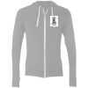 Sofspun® Full-Zip Hooded Long Sleeve T-Shirt Thumbnail