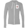 Sofspun® Full-Zip Hooded Long Sleeve T-Shirt Thumbnail