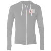 Sofspun® Full-Zip Hooded Long Sleeve T-Shirt Thumbnail