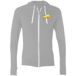 Sofspun® Full-Zip Hooded Long Sleeve T-Shirt Thumbnail