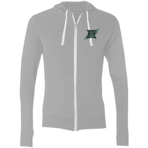 Sofspun® Full-Zip Hooded Long Sleeve T-Shirt Thumbnail