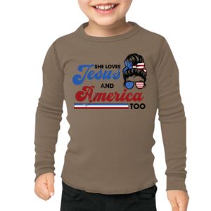 T107 Toddler Baby Thermal L/S T-Shirt Thumbnail